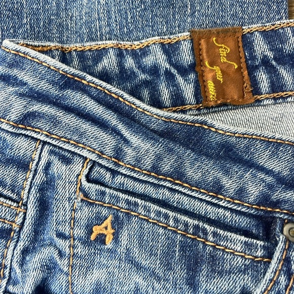 Aura Light Blue Straight Leg Women's Jeans - Picture 2 of 15